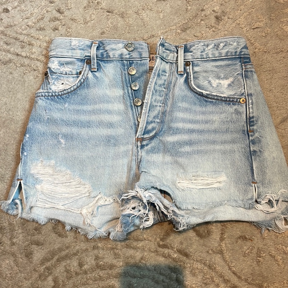 Agolde  distressed shorts